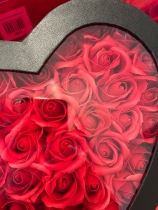 Red Rose Heart Presentation Box